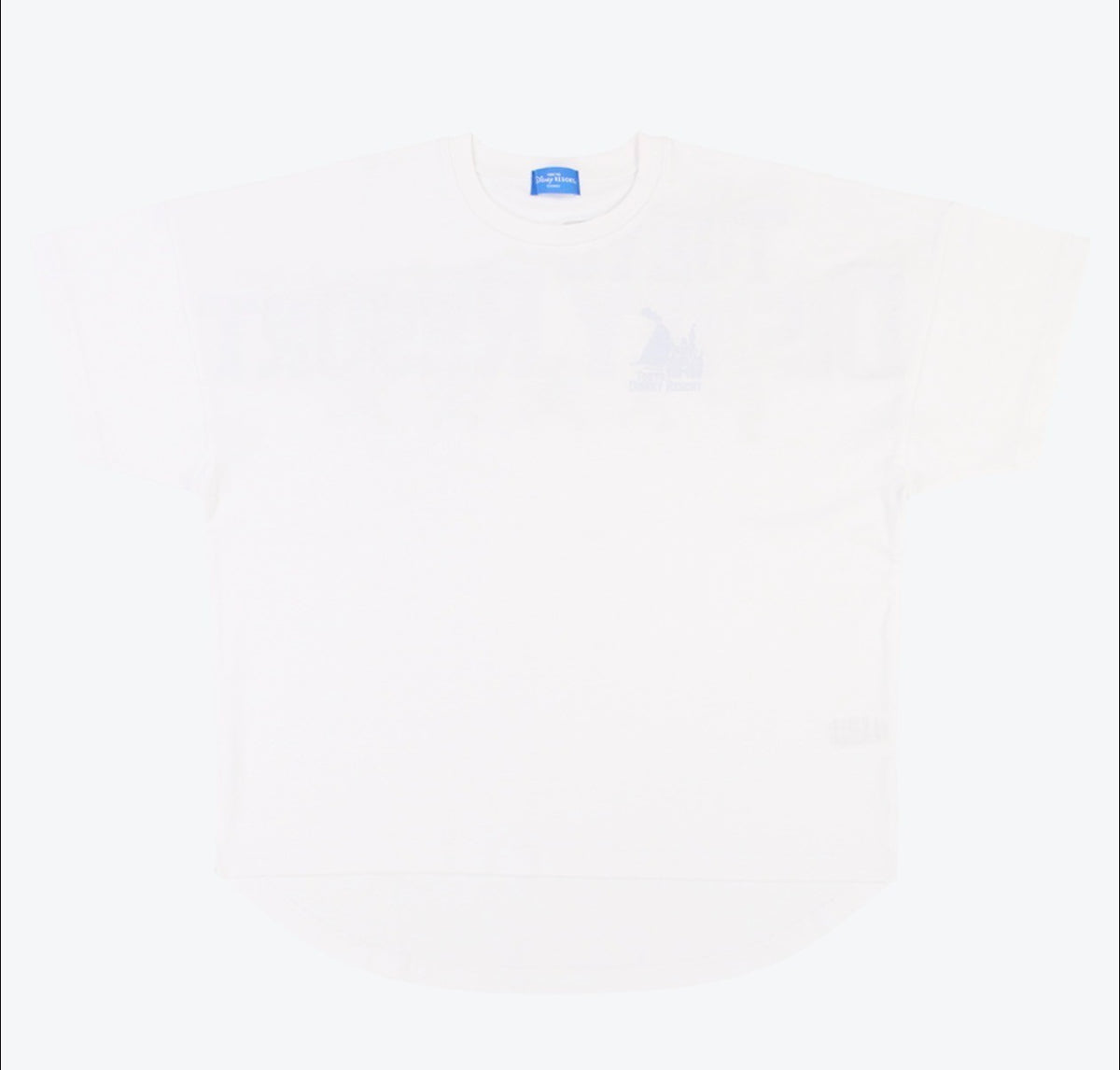 Japan Tokyo Disney Resort T-shirt Oversized Fit Unisex One Size White