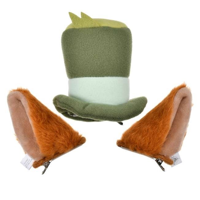 Japan Tokyo Disney Store Honest John Hair Clip Set Costume Accessories Pinocchio