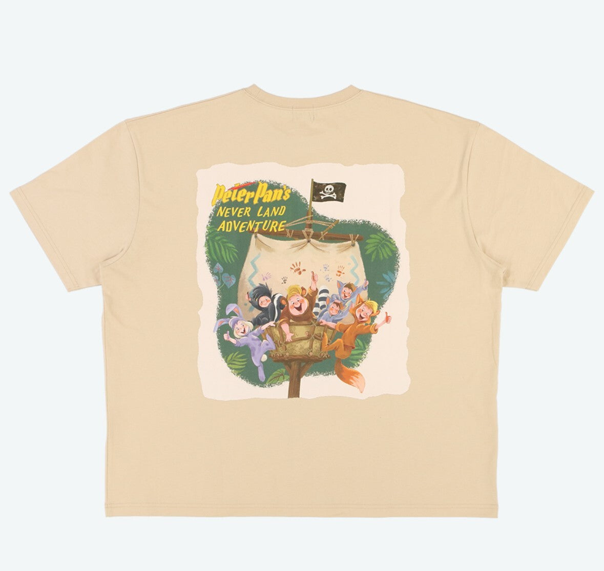 Japan Tokyo Disney Resort Fantasy Springs T-Shirt Peter Pan Lost Kids