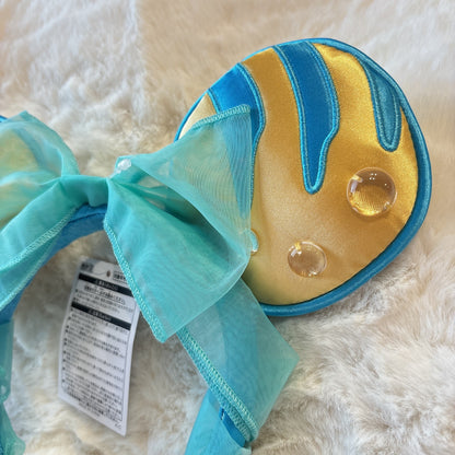 Japan Tokyo Disney Resort Store Ears HeadBand Hat The Little Mermaid Flounder