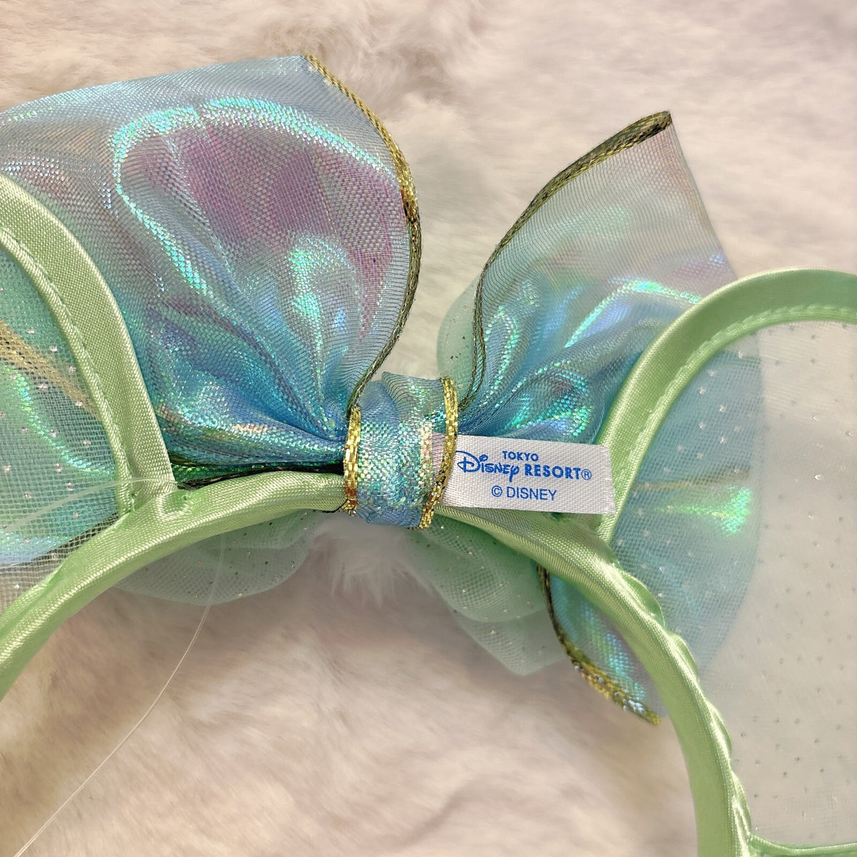 Japan Tokyo Disney Resort Headband Tinker Bell Fantasy Springs Ears Cap
