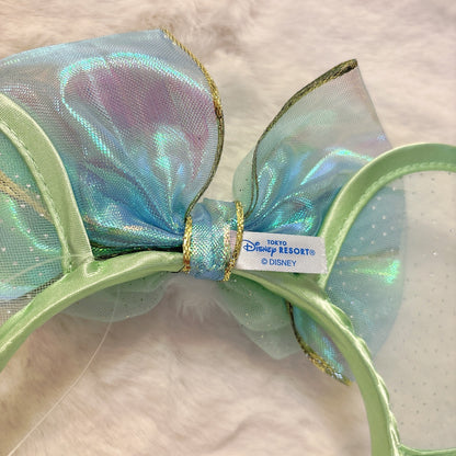 Japan Tokyo Disney Resort Headband Tinker Bell Fantasy Springs Ears Cap