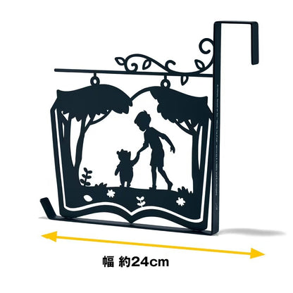 Japan Disney Fantasy Shop Bellemaison Pooh Iron Door Hook Paper Cutout
