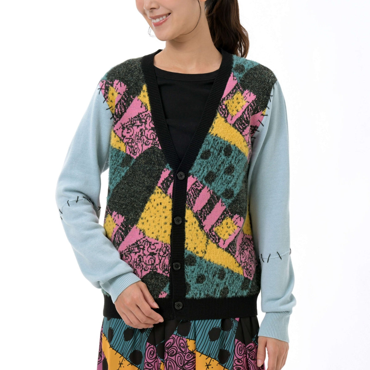 Japan Tokyo Disney Store Sally Knit Cardigan Nightmare Before Christmas