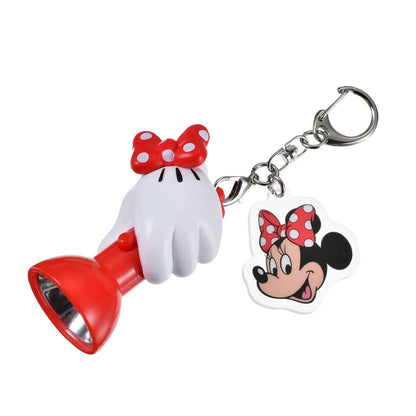 '+Japan Tokyo Disney Store Minnie Mouse Light-Up Flashlight-Style Keychain Fes