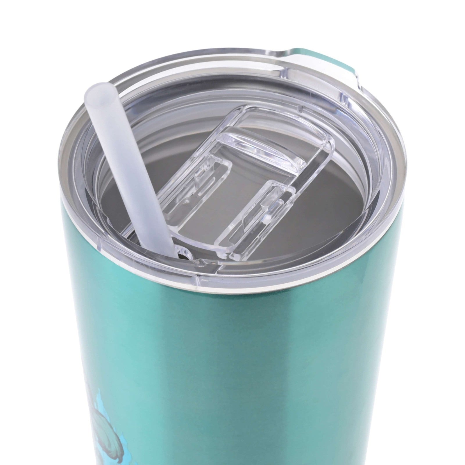 Japan Tokyo Disney Store Ariel Tumbler Stainless Steel with Straw Drinkware