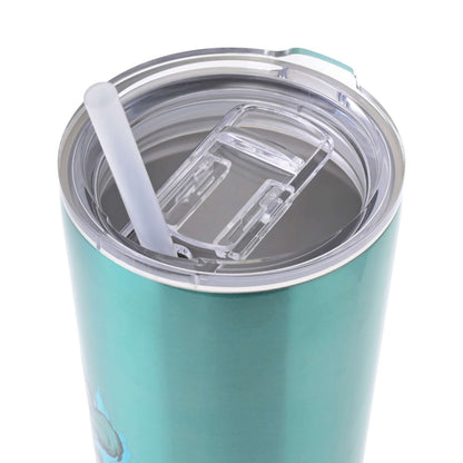 Japan Tokyo Disney Store Ariel Tumbler Stainless Steel with Straw Drinkware
