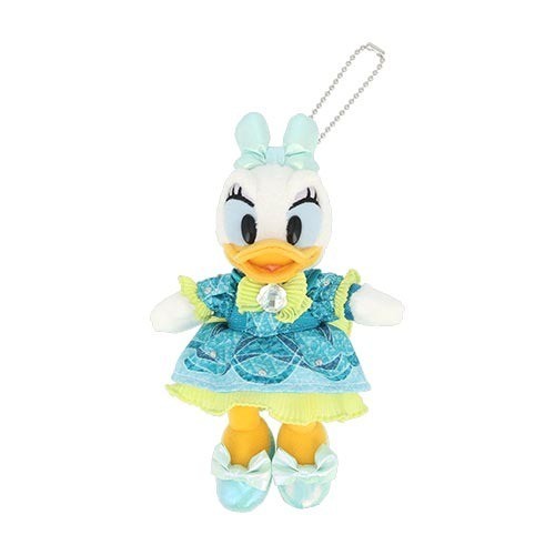 Japan Tokyo Disney Resort Sea 25th Sparkling Jubilee Daisy Plush Keychain Badge