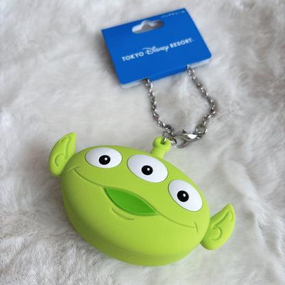Japan Tokyo Disney Resort Toy Story Little Green Men Alien Bag Charm Keychain