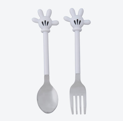 Japan Tokyo Disney Resort Mickey Mouse Cutlery Set Tableware Spoon Fork 2025