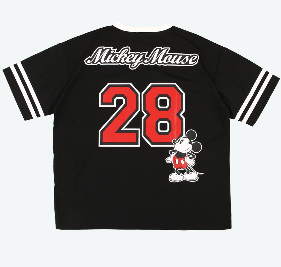 Japan Tokyo Disney Resort Mickey T-shirt oversize M-L Black