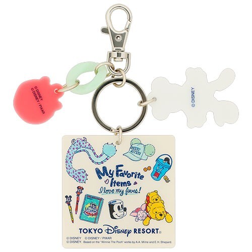 Japan Tokyo Disney Resort Key Chain Mickey Mouse Ham fan cap