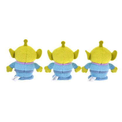 Japan Tokyo Disney Store Little Green Men Alien Plush Toy Set stanDs Toy Story