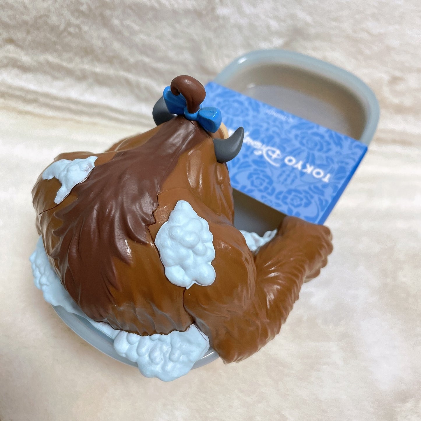 Japan Tokyo Disney Resort Soap Tray Beauty and the Beast Figure Bath
