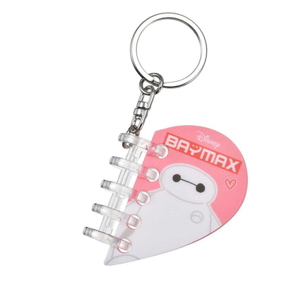 Japan Tokyo Disney Store Baymax Keychain Loose-leaf Style Keychain Fes