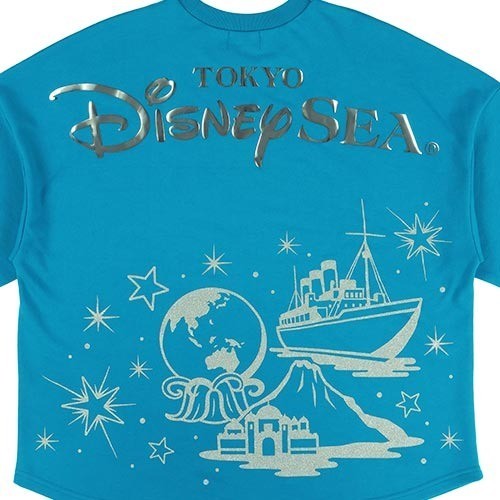Japan Tokyo Disney Resort Sea 25th Sparkling Jubilee Sweatshirt Long Sleeve