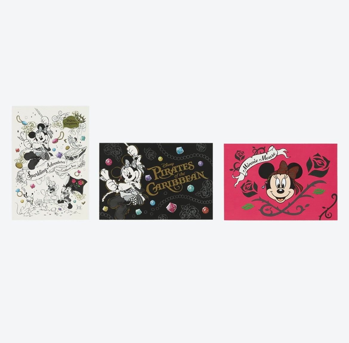 Japan Tokyo Disney Resort Mickey Mouse and Friends Postcard 3 pieces New 2025
