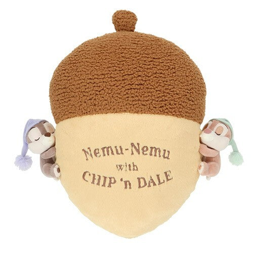 Japan Tokyo Disney Resort Cushion Chip and Dale Nemu-Nemu