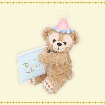 Japan Tokyo Disney Resort For You Duffy Plush Toy Mascot with Message Card