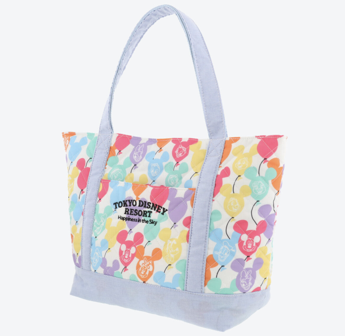 Japan Tokyo Disney Resort Mickey Balloon Colorful Mothers Bag Tote Bag 2022
