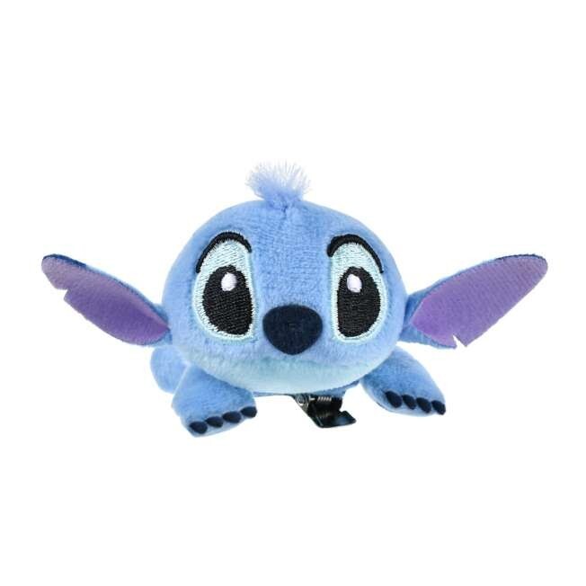 Japan Tokyo Disney Store Stitch Hair Clip Flat Plush Toy Style
