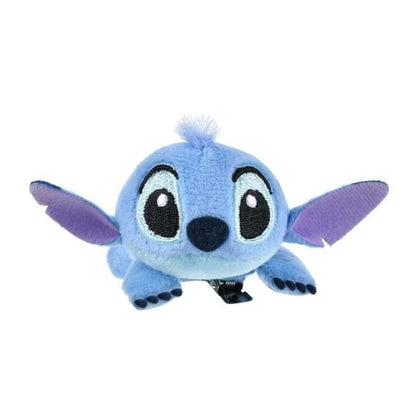 Japan Tokyo Disney Store Stitch Hair Clip Flat Plush Toy Style