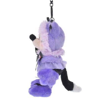 Japan Tokyo Disney Store Minnie Plush Toy Keychain CAT MINNIE AND FIGARO