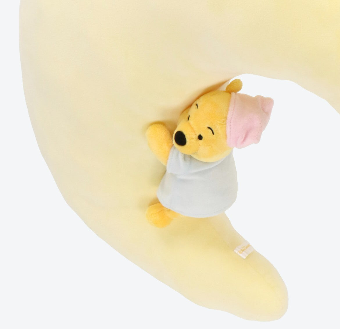Japan Tokyo Disney Resort Winnie the Pooh Plush Toy cushion crescent moon