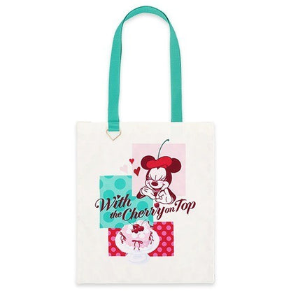 Japan Tokyo Disney Resort Tote Bag With the Cherry on Top Minnie