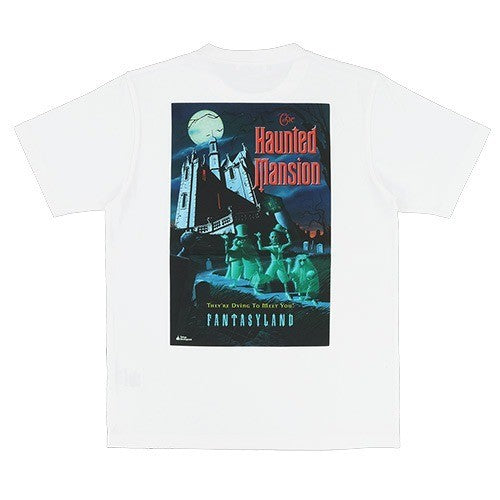 Japan Tokyo Disney Resort Haunted Mansion T-shirt Attraction sign