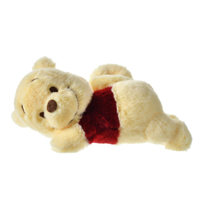 Japan Tokyo Disney Store Winnie the Pooh Hair Clip Huggable Plush Toy Style