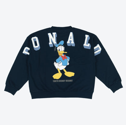 Japan Tokyo Disney Resort Donald Duck Sweatshirt Long sleeve 2025