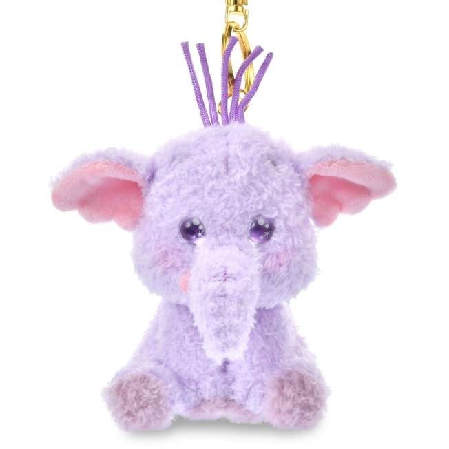 Japan Tokyo Disney Store Lumpy Plush Toy Keychain Kyururun Winnie the Pooh