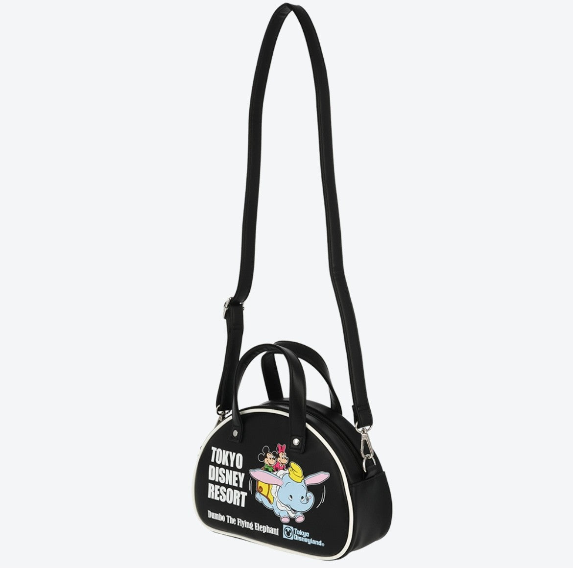 Japan Tokyo Disney Resort Mickey Mouse Minnie Mouse Shoulder Bag Black Limited