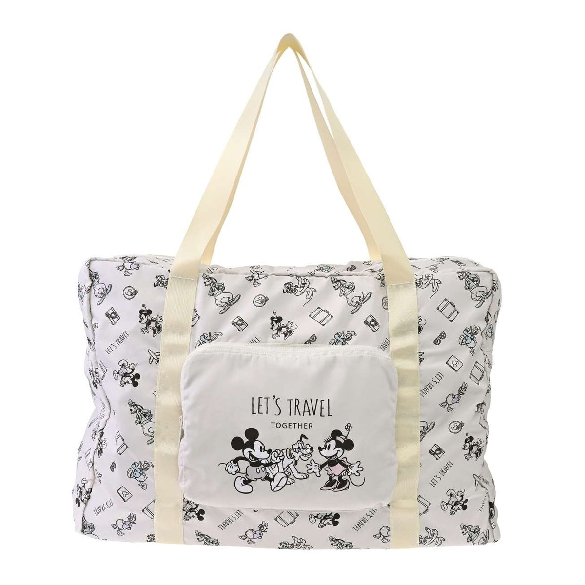Japan Tokyo Disney Store Mickey Tote Bag Foldable Pocketable Magical Travel