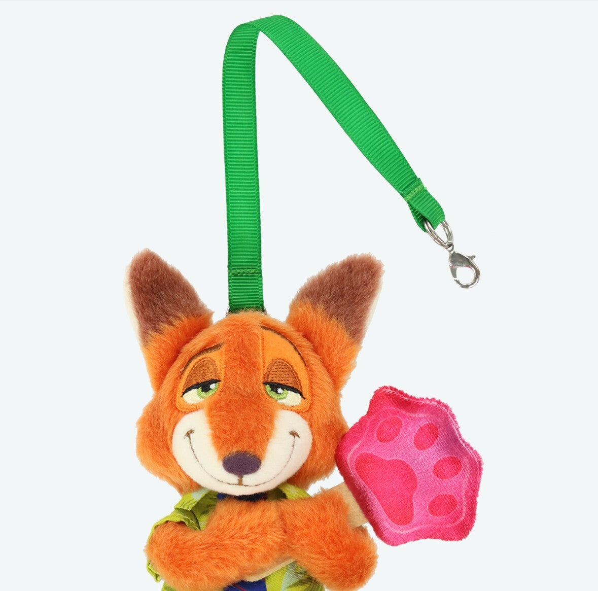 Japan Tokyo Disney Resort Plush Toy Keychain Zootopia Nick Ice Candy