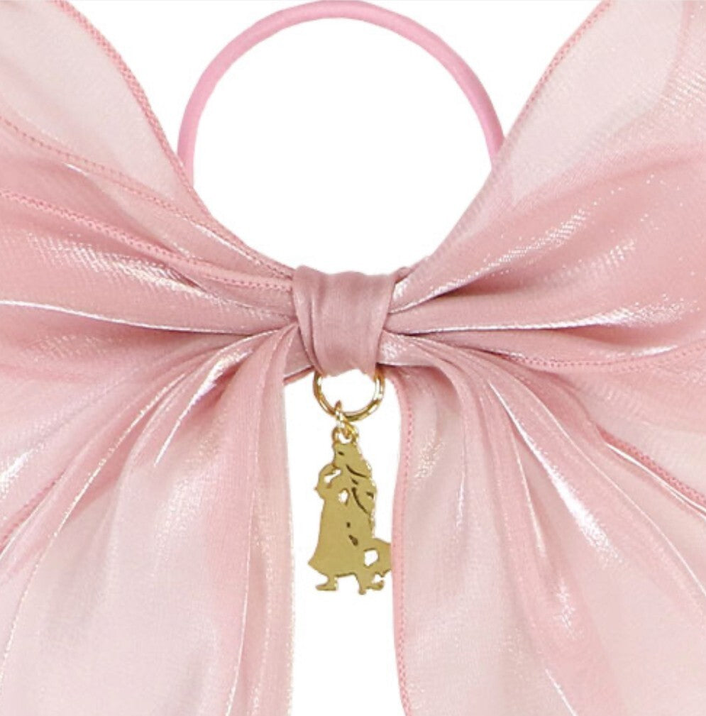 Japan Tokyo Disney Resort Big hair elastic ribbon Pink Rapunzel