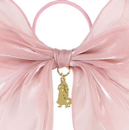 Japan Tokyo Disney Resort Big hair elastic ribbon Pink Rapunzel