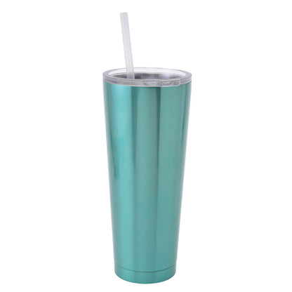 Japan Tokyo Disney Store Ariel Tumbler Stainless Steel with Straw Drinkware