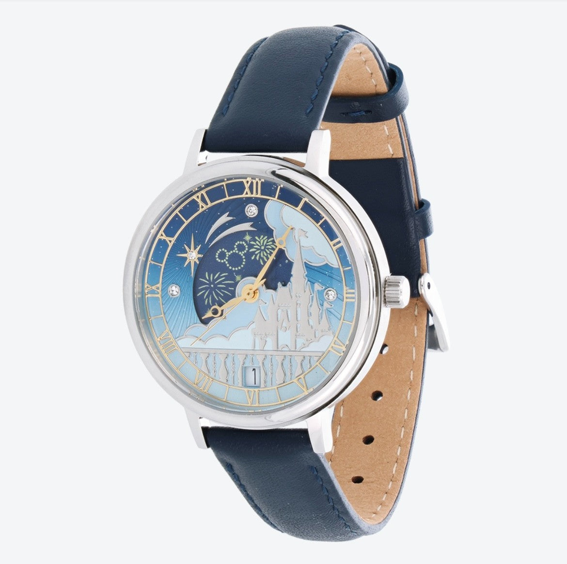 Japan Tokyo Disney Resort Mickey Mouse Watch Blue Boxed With Calendar 2025