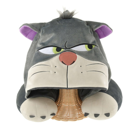Japan Tokyo Disney Store Lucifer Neck Pillow Hood Cinderella