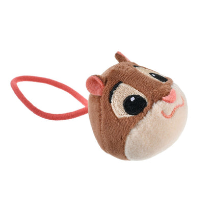 Japan Tokyo Disney Store Lemming Businessman Hair Ponytail Face Plush Zootopia