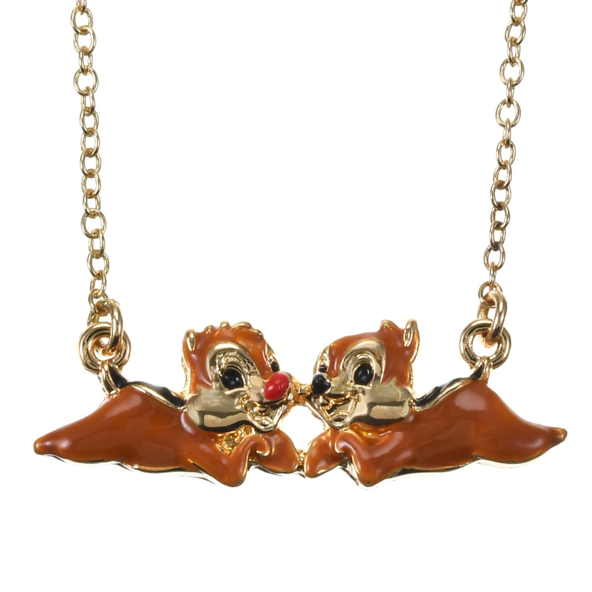 Japan Tokyo Disney Store Chip & Dale Necklace Character Motif