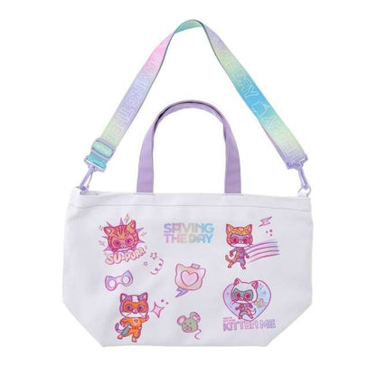 Japan Tokyo Disney Store Super Kitty Tote Bag 2-Way Gradient SUPER KITTIES