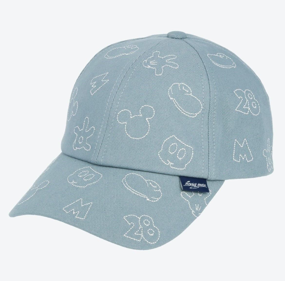 Japan Tokyo Disney Resort Mickey Mouse Cap Blue Ears Hat Denim 2025 Limited