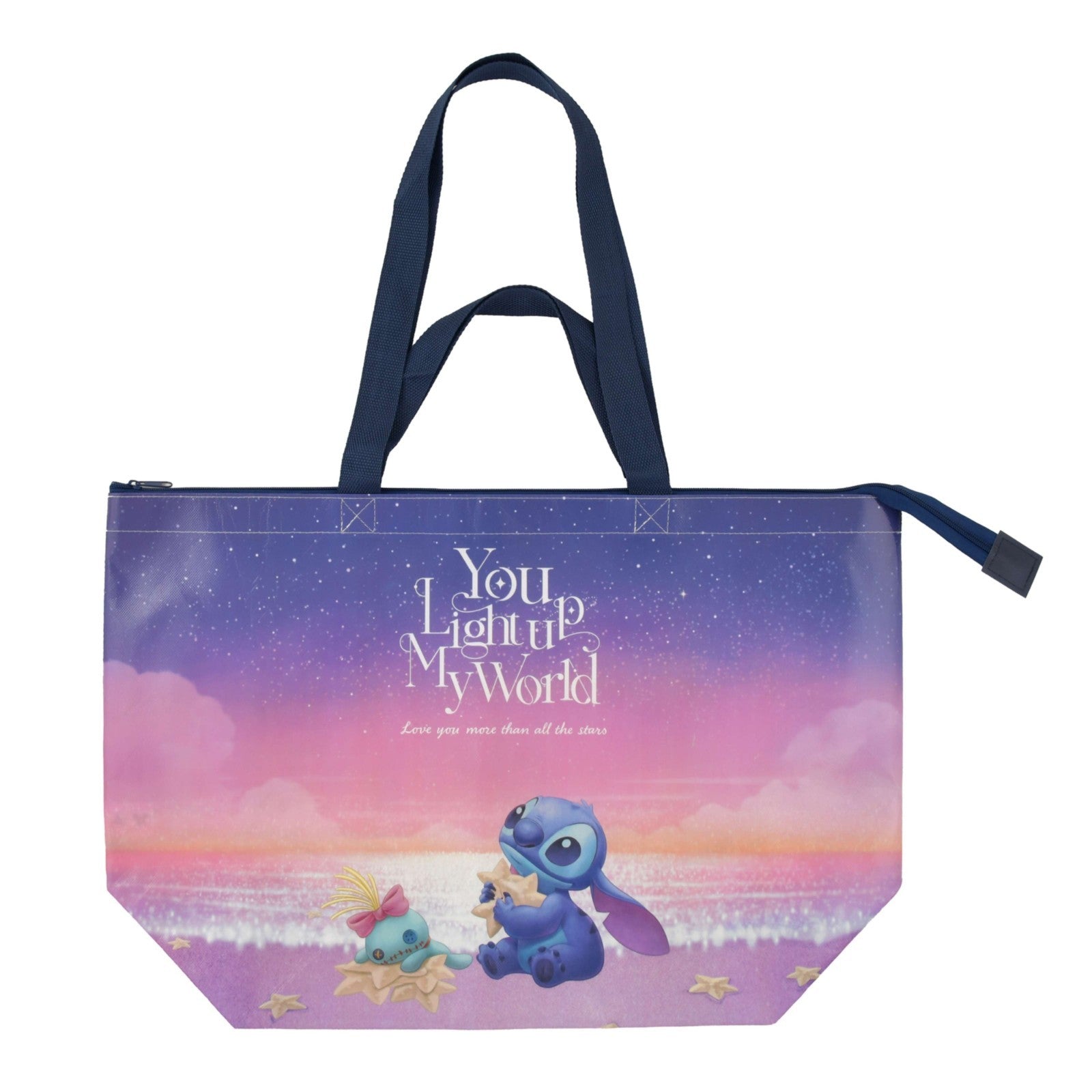 Japan Tokyo Disney Store Stitch & Scrump Shopping Eco bag L Day Collection
