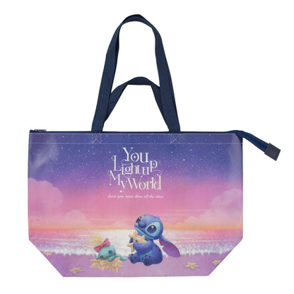 Japan Tokyo Disney Store Stitch & Scrump Shopping Eco bag L Day Collection
