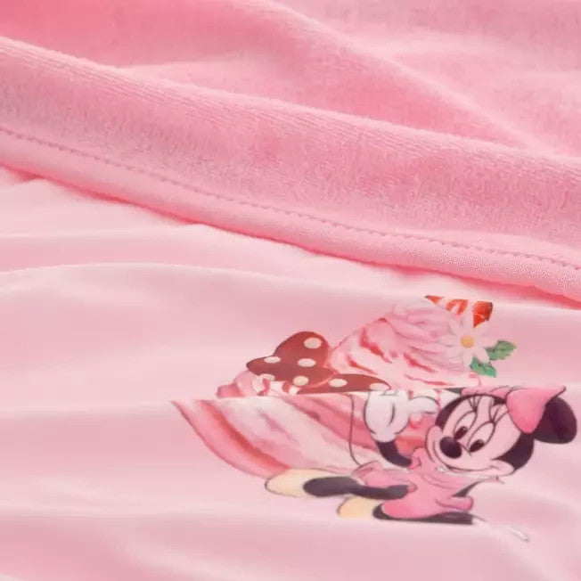 Japan Tokyo Disney Store Minnie Blanket Cooling Touch Case Summer Sweets Cool