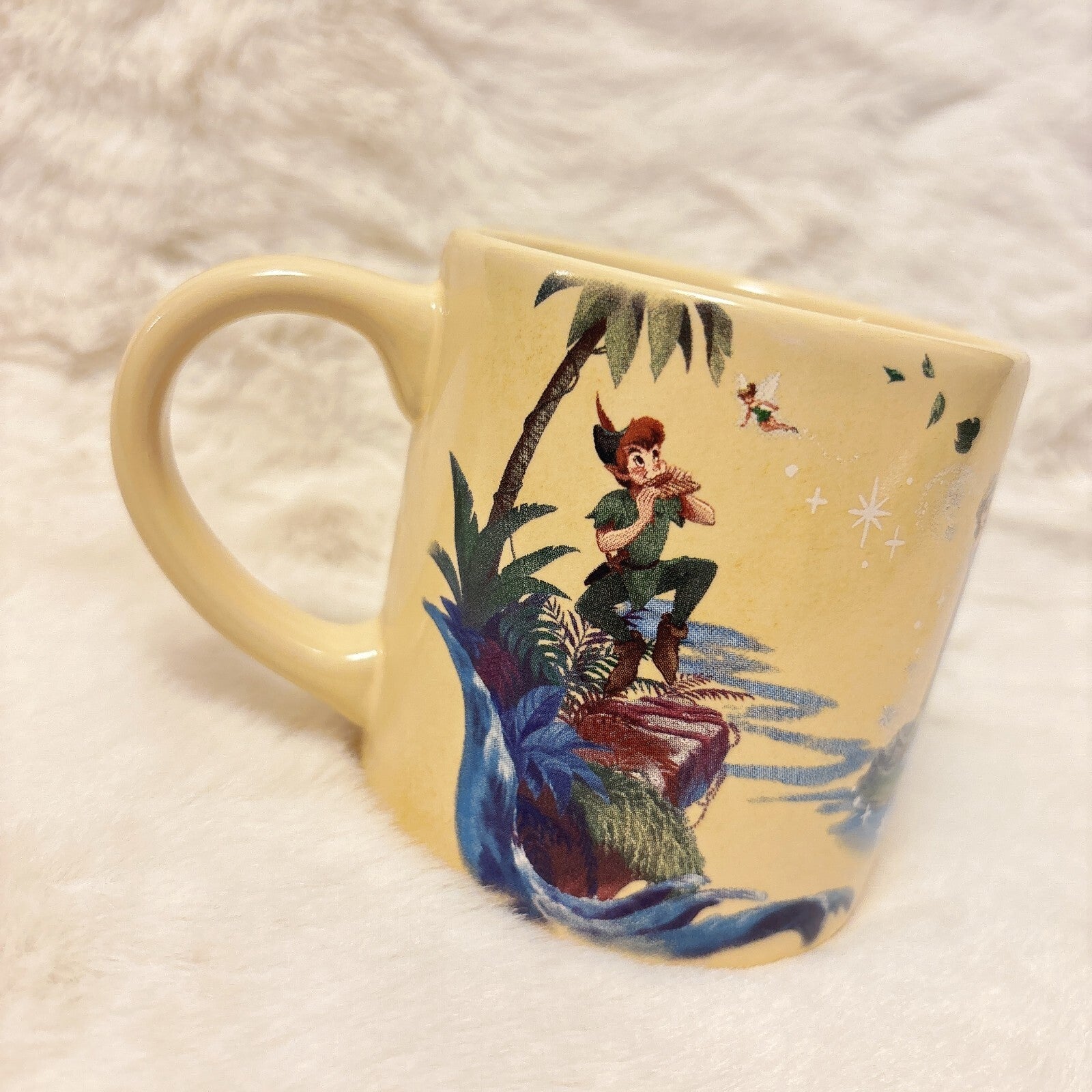 Japan Tokyo Disney Resort Fantasy Springs Souvenir Mug Rapunzel Peter Pan