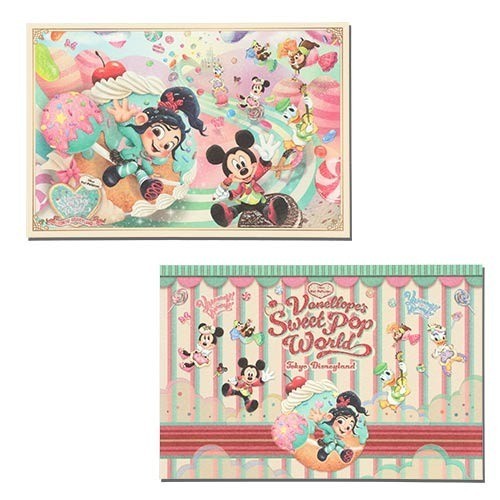 Japan Tokyo Disney Resort Sweets Pop World Postcard Set